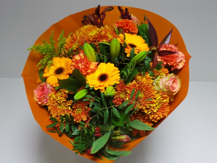 Bouquet Biedermeier Large Orange