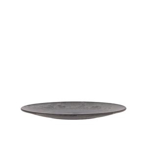 Melamine Grey Plate Round 22x22x2cm