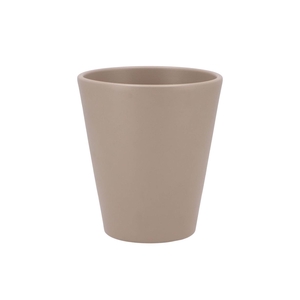 Ceramic Orchid Pot Stone Grey Matt 15cm