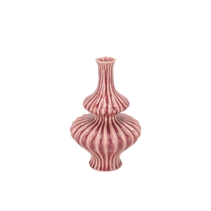 Mirre Old Pink Bubbles Vase 15x15x25cm