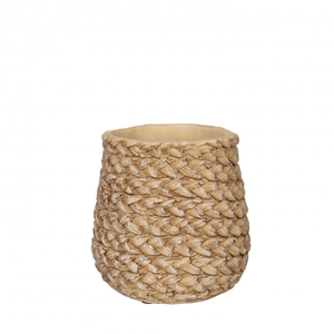 Ceramics Ibiza pot d14*13.5cm