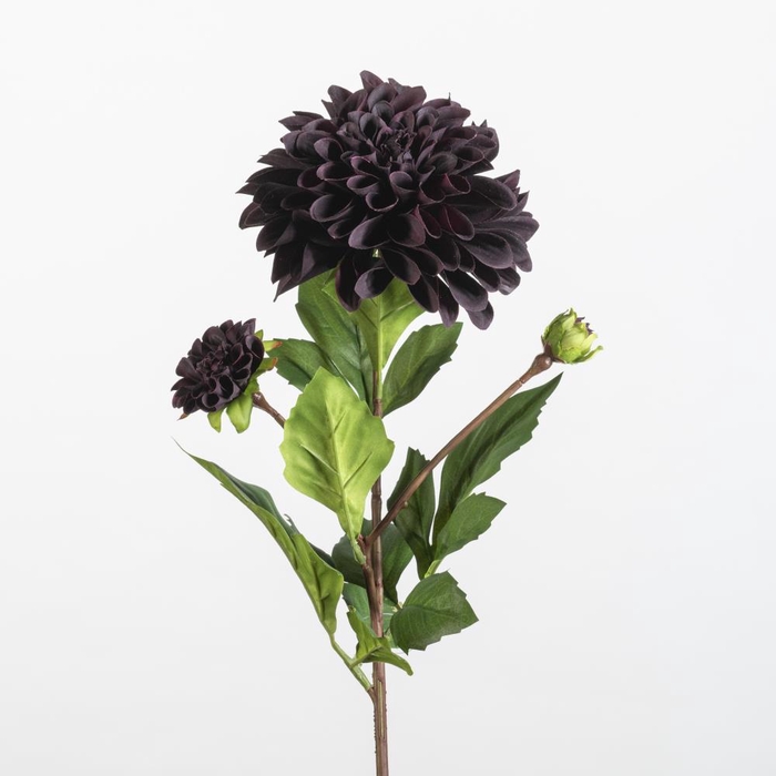 <h4>AF Dahlia Pompon x3 L63cm D.pu</h4>