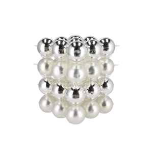 Glass Ball Glans Combi Zilver 57mm P/36