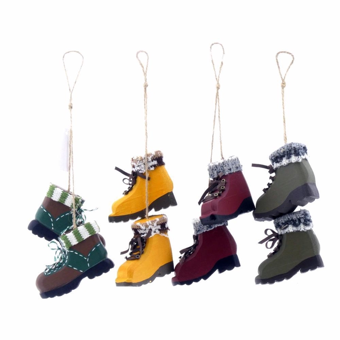 <h4>Wooden Hiking Boots 7cm Mix/4</h4>