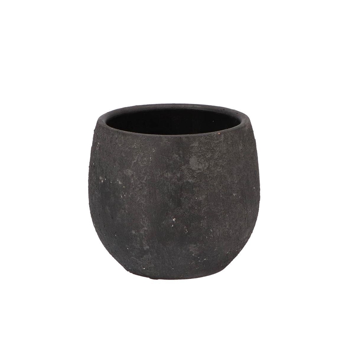 <h4>Bali Black Coal Pot 16x14cm</h4>