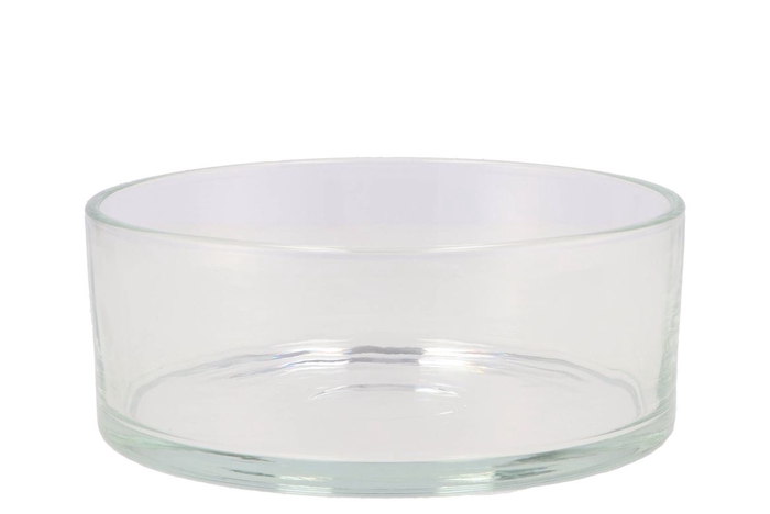 <h4>Glass Bowl Cilinder Heavy D19xh8cm</h4>