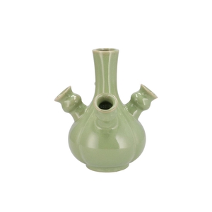 Rotterdam Green Vase Tulip 20x20x23cm Nm