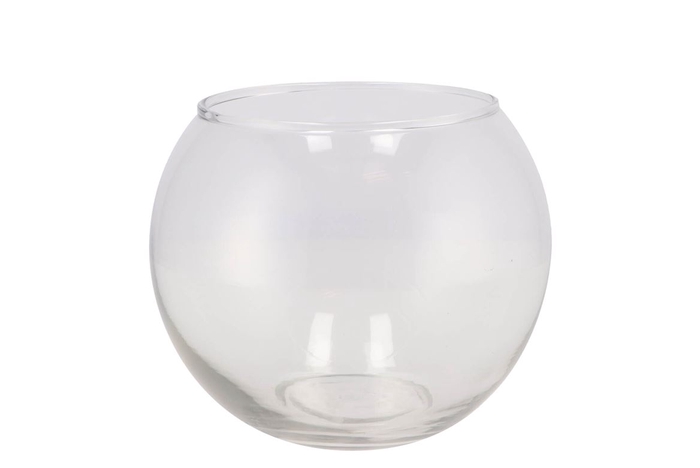 <h4>Glass Ball Sphere Shaded Vase D17xh14cm</h4>