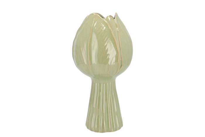 <h4>Tulip Pistache Vase Tulip 17x17x32cm</h4>