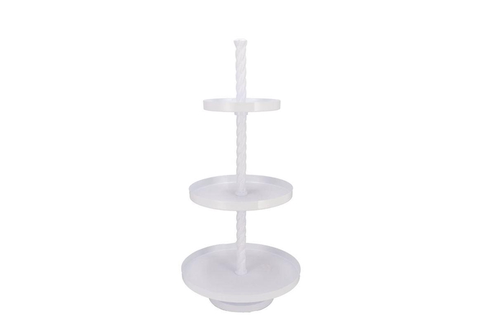 <h4>Storage Shelf Swirl Nordic White 45x45x100cm</h4>