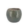 Iron Stone Blue Ball Pot 18x18x14cm Nm