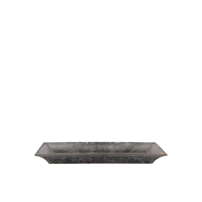 <h4>Melamine Grey Bowl Rectangle 28x18x3cm</h4>