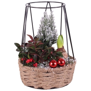 Christmas Arr. Outdoor Rope Frametower Ø21cm with 3PP