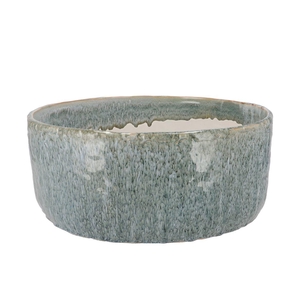 Iron Stone Blue Pot Round 36x36x15cm