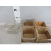 GLAS VIERKANT 13 CM