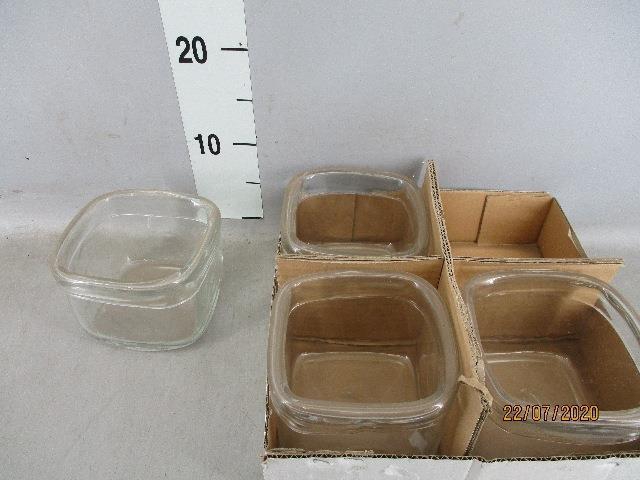 GLAS VIERKANT 13 CM