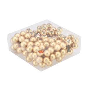 Glass Ball Combi Gold 25mm P/144