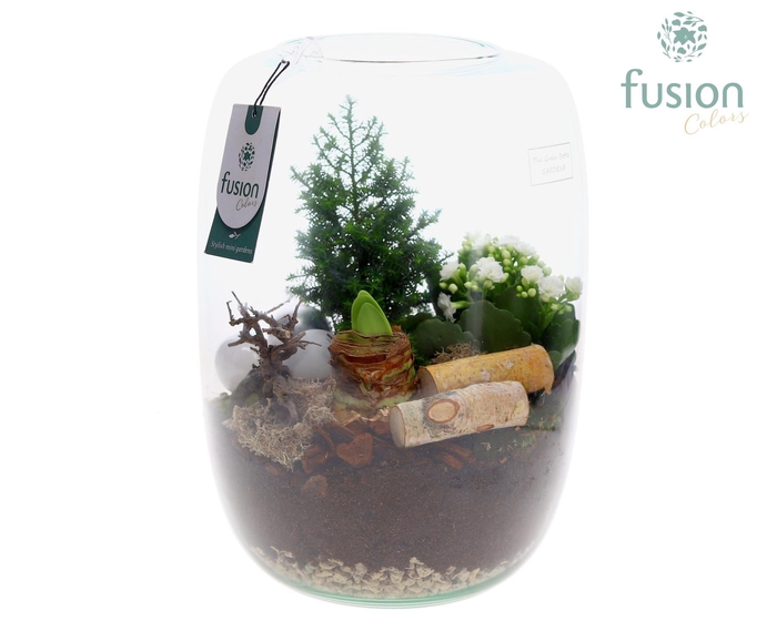 <h4>Green Bottle Isabella XLarge Kerst met arrangement</h4>