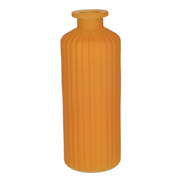 <h4>Bottle Caro lines d4.5\\7.5xh20 mango matt</h4>