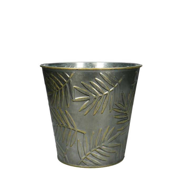 <h4>Zinc Leaf pot d16*15cm</h4>
