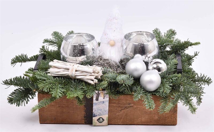 <h4>Hout dienblad metal greep 30x15cm</h4>