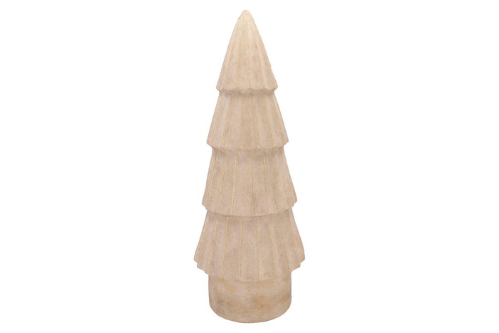 Porto Pine Tree Antique Gold 25x25x65cm Nm