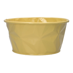 DF04-666774500 - Planter Zinna d18.5xh9 beige