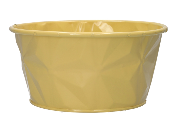 <h4>DF04-666774500 - Planter Zinna d18.5xh9 beige</h4>