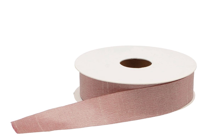 <h4>Ribbon Dupioni Old Pink 25mx25mm P/1 Nm</h4>