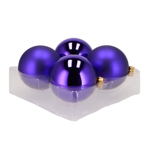 Glass Ball Purple Rain 100mm P/4 Nm