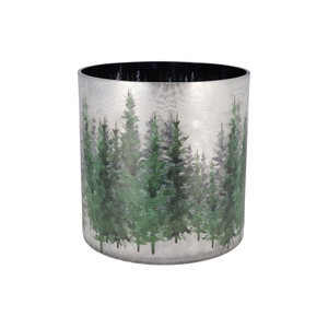 Ruby Silver T-light Forest 25x25cm Nm