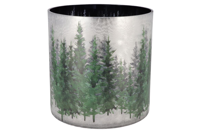 <h4>Ruby Silver T-light Forest 25x25cm Nm</h4>