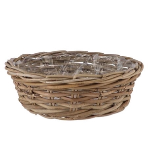 Rattan Ivy Basket Low 40x13cm