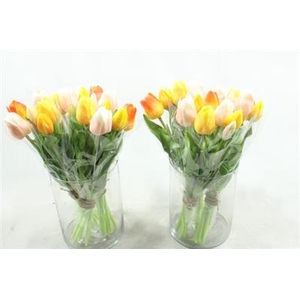 3116 Oranje/geel Kunsttulp