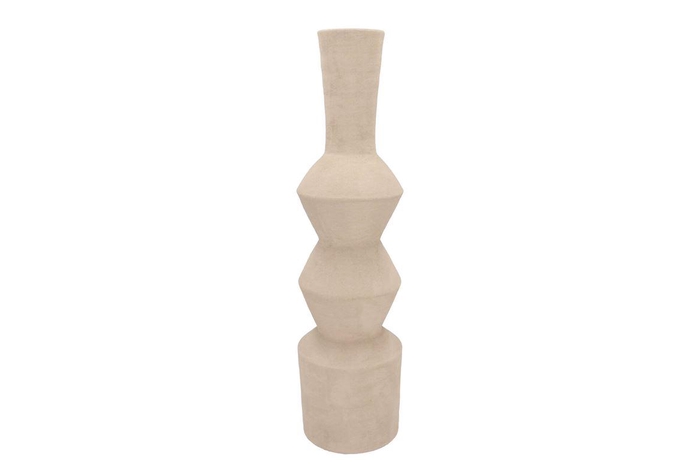 <h4>Lisboa Sand Vase Sparkle 16x16x59cm Nm</h4>