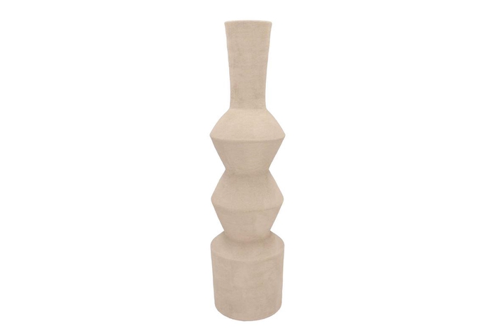 <h4>Lisboa Sand Vase Sparkle 16x16x59cm</h4>