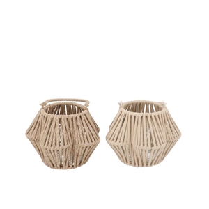 Cruz Sand Lantern Flower Ass 11x20x14cm