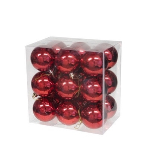 Christmas bauble Ball plastic  60mm x18