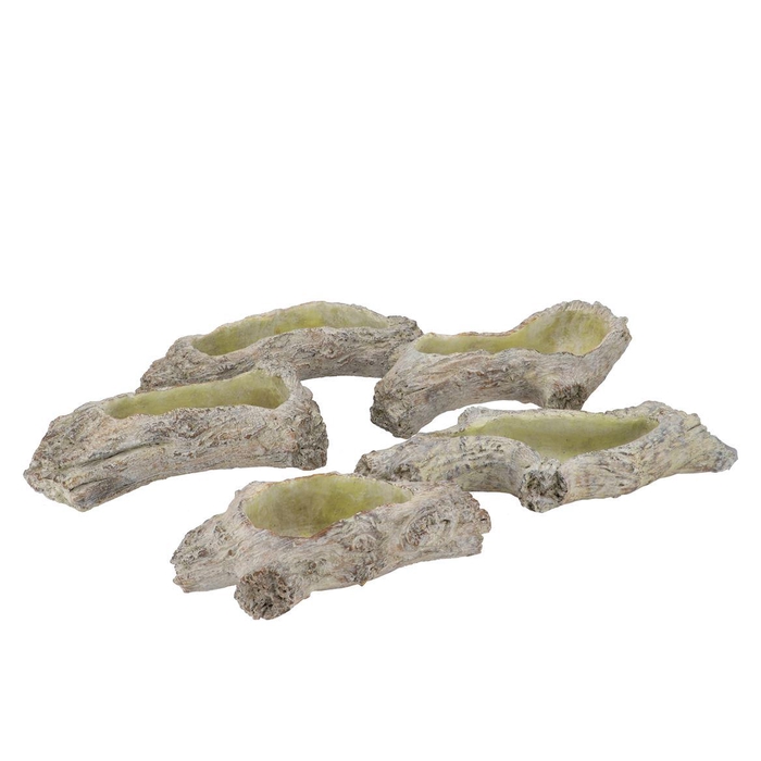 <h4>Nature Bark Scottish Brown Planter 30x13x8cm</h4>