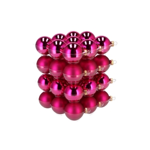 Glass Ball Fuchsia 57mm P/36