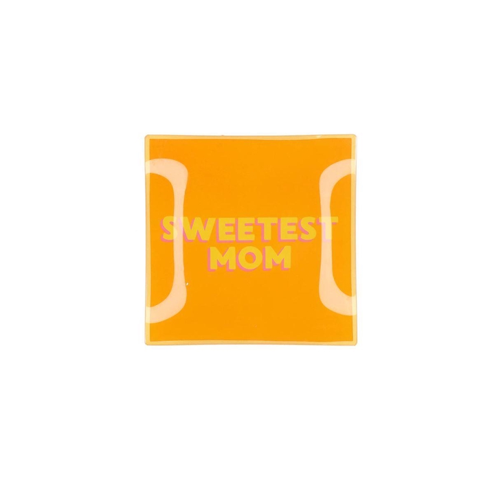 <h4>Plate Square Sweetest Mom 18x18x2cm Nm</h4>