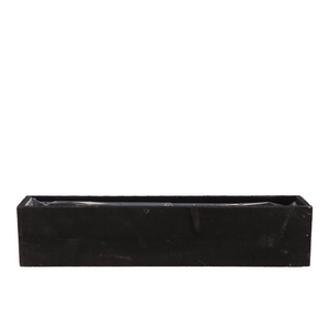 Wood Rectangle Black 43x10x9cm