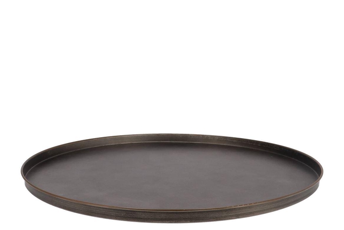 <h4>Coaster Bronze Tray Metal 46x46x2cm Nm</h4>