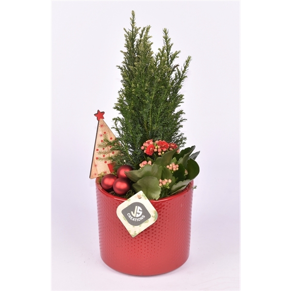 <h4>Keramiek pot rood 14cm</h4>