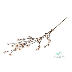 SILK FLOWERS - BLOSSOM ALMONDE OFF WHTE 111CM