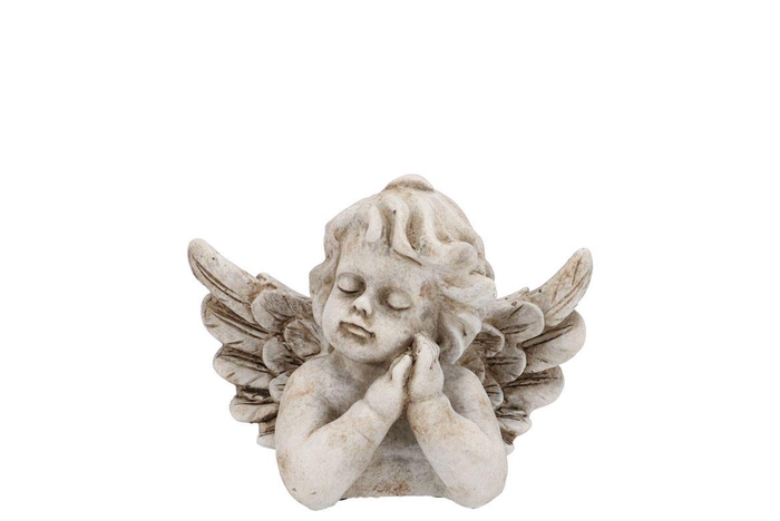 <h4>Concrete Saint Antique Angel Lying 14x10x10cm Nm</h4>