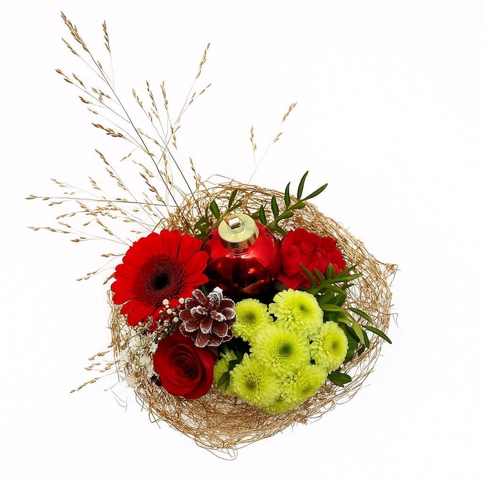 <h4>Boeket Houder 20cm Rood</h4>