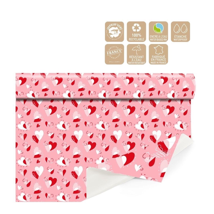 <h4>Valentine Cellophane Roll 80cm  40m Flamme</h4>