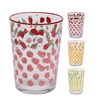 Homedeco Drinkglas fruit d09*12cm