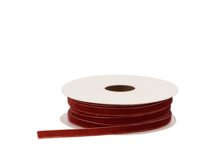 <h4>Ribbon Velvety 23 Rust 20mx6mm</h4>